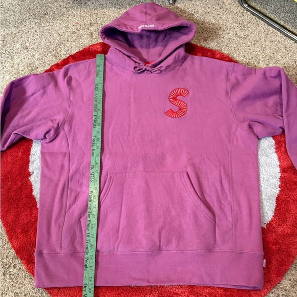 FW20 Supreme S Logo Hooded Sweatshirt Large - Picture 6 of 6